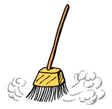 Image of broom and bucket