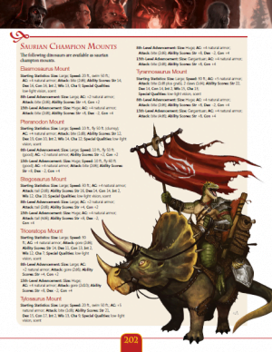 advanced races compendium pdf