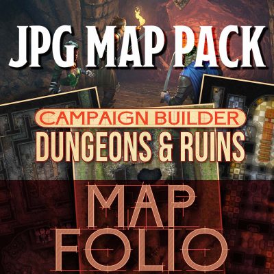 PREORDER - Campaign Builder: Dungeons & Ruins JPG Map Pack