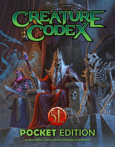 Creature Codex Pocket Edition for 5E (6.6" x 8.5")
