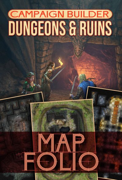 PREORDER - Campaign Builder: Dungeons & Ruins Map Folio