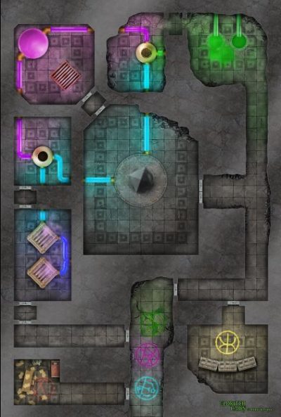 Eldritch Lairs Map Pack (18 JPGs for VTT) - Kobold Press Store