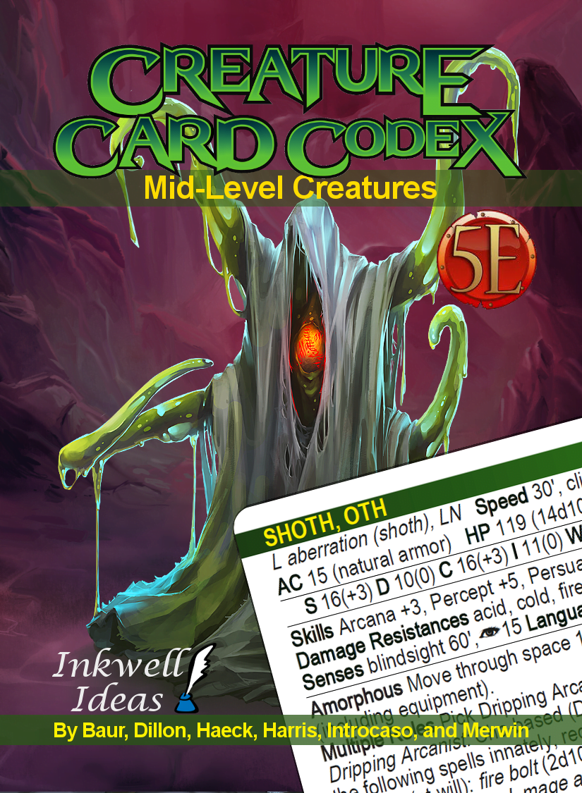 Creature Codex for 5th Edition - Kobold Press Store