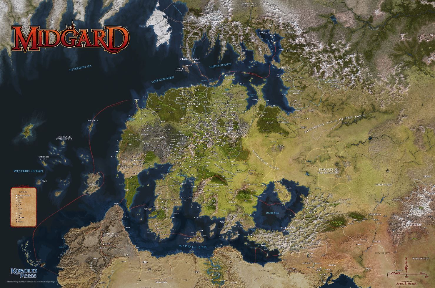 Interactive Map Of Midgard Library Myth Weavers   Midgard Map Side 1 