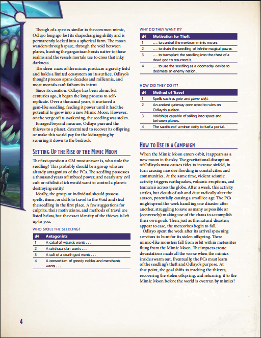 Rise of the Mimic Moon for 5th Edition (PDF) - Kobold Press Store