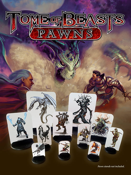 Tome of Beasts Void Dragon Adult Pathfinder Battles Pawns / Tokens Huge 