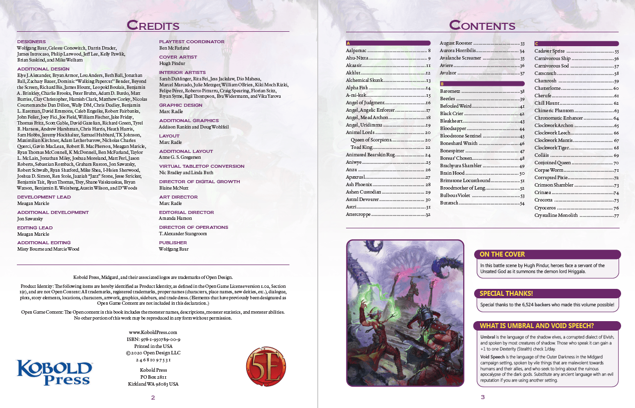 Tome of Beasts: Pré-Venda Oficial