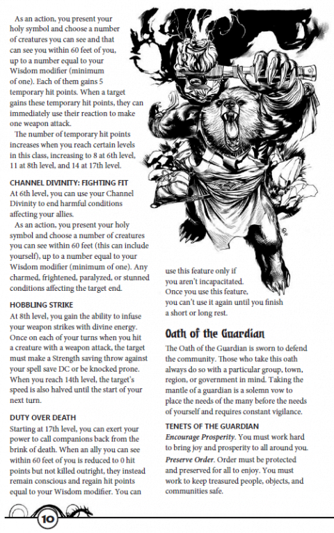 Warlock Patreon: Bearfolk (PDF) - Kobold Press Store