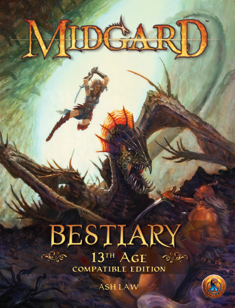 13th Age Bestiary 2018, Hardcover for sale online 