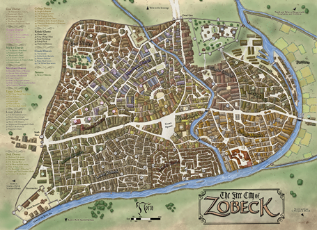 Kobold Press 5E Cities and Towns Map Folio KOB 9481