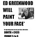 Ed Greenwood will paint your face