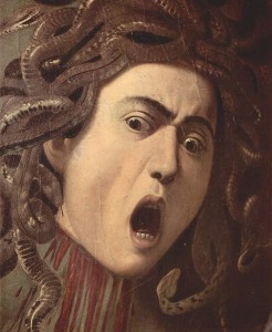 Michelangelo Merisi da Caravaggio_Das Haupt der Medusa