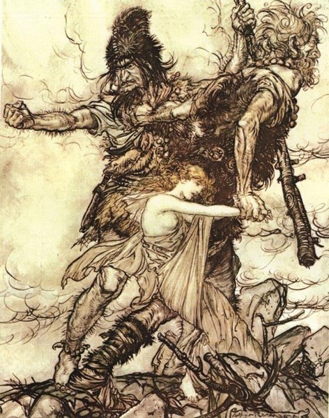 Rackham, The Giants Seize Freya