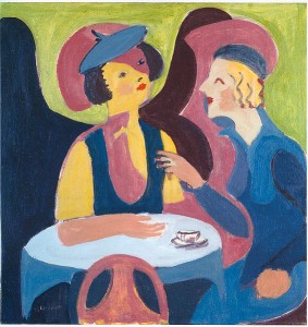 Kirchner, Zwei Damen im Cafe