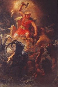 Marten Eskil Winge, Thor's battle with the Ettins (1872)