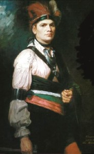 Joseph Brant painting by George Romney, 1776