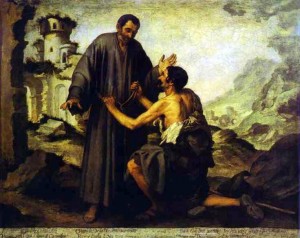 Bartolome Esteban Murillo, Brother Juniper and the Beggar