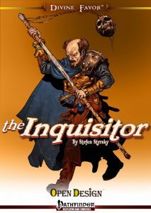 Divine Favor: the Inquisitor cover by Christophe Swal
