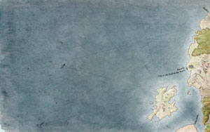Journeys to the West Ocean Map - Color
