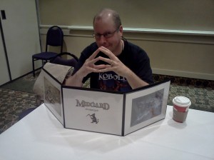 Wade with Midgard GM screen