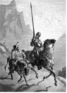 Don Quixote and Sancho Panza (Artist: Gustave Doré)