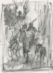 Knight Death and Devil thumbnail sketch