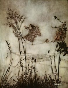 Arthur Rackham, “Exquisite Fairy Dancing”