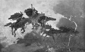 The Ride of the Valkyrs: Guerber, H. A. (Hélène Adeline) (1909). Myths of the Norsemen from the Eddas and Sagas.