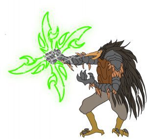 Huginn/Heru Gauntlet Witch Variant: Talonbearer Witch Racial Archetype