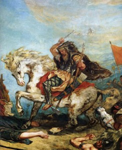 Attila the Hun by Eugene Ferdinand Victor Delacroix