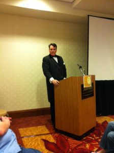 From the Kobold Awards: MC James Thomas in action