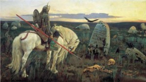 Viktor Vasnetsov - A Knight at the Crossroads