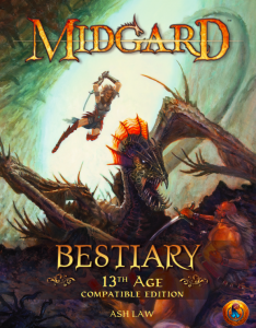 Midgard Bestiary 13th Age cover