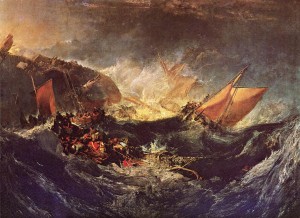 The Wreck of a Transport Ship by William Turner