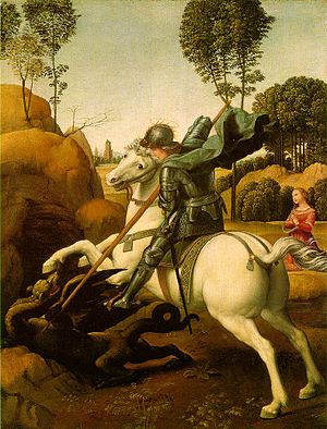 Saint George and the Dragon - Raphael