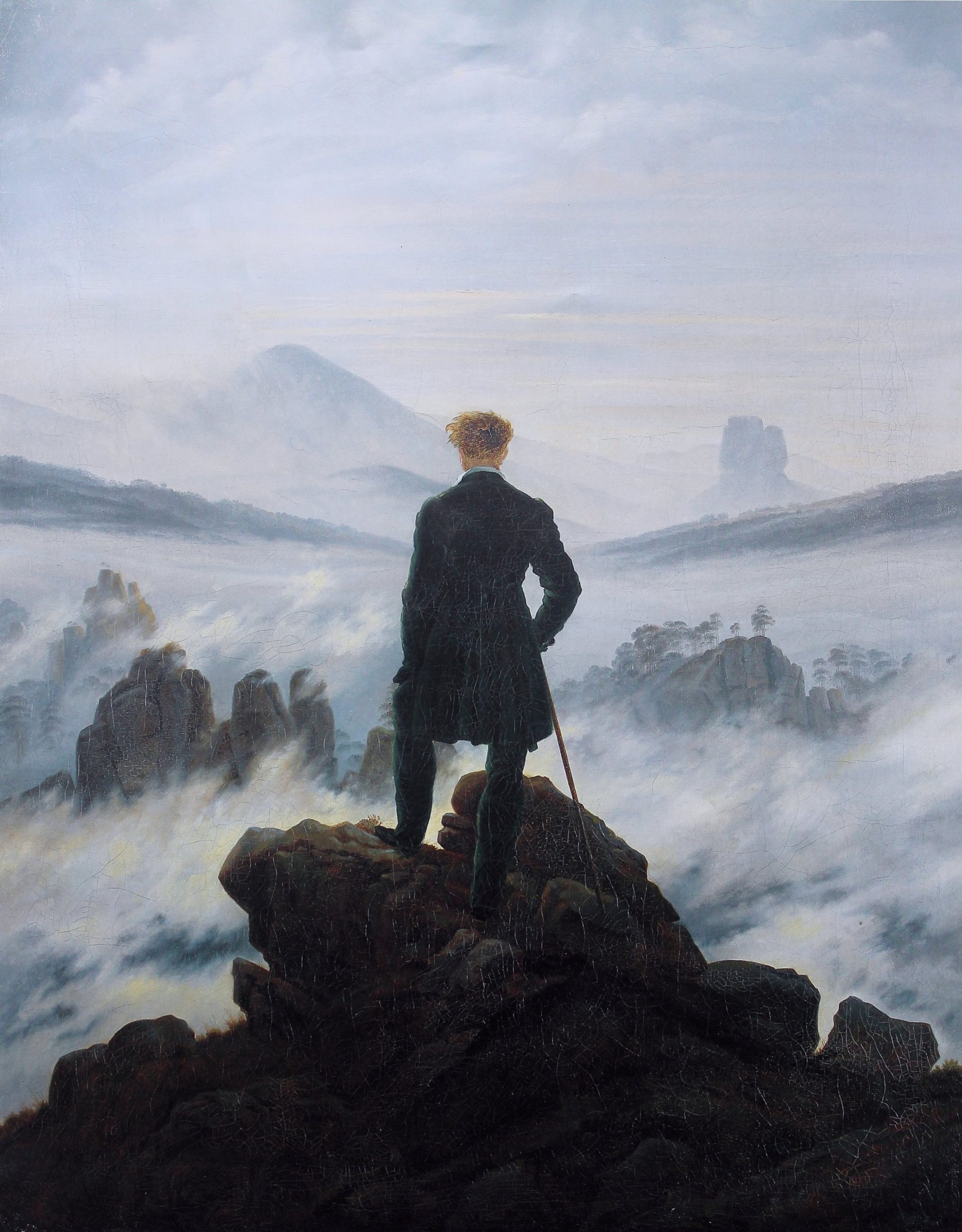 Caspar David Friedrich - Wanderer above the sea of fog