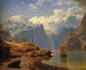 "Fra Hardanger Gude" by Hans Gude