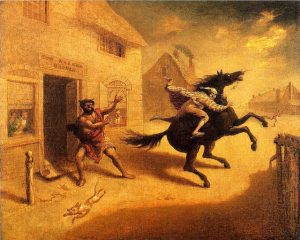 The Devil and Tom Walker, The Flight, John Quidor