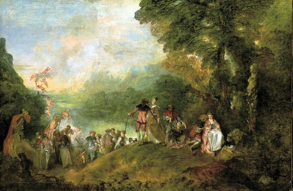 The Embarkation for Cythera - Jean-Antoine Watteau