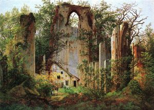 Caspar David Friedrich - Klosterruine Eldena (ca.1825)