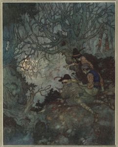Edmund Dulac - The Little Robber Girl