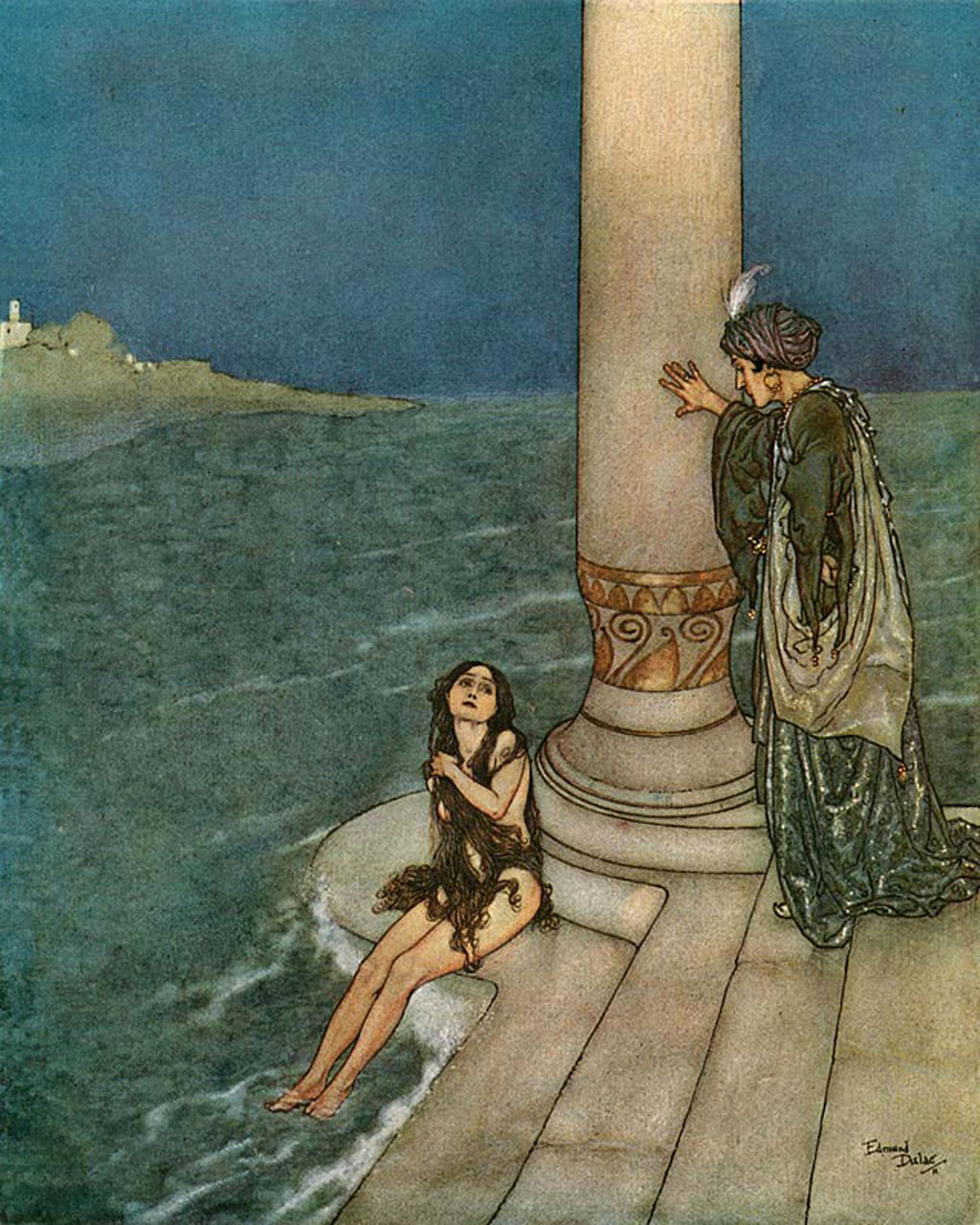 By Edmund Dulac - Gutenberg.org: Stories from Hans Andersen, with illustrations by Edmund Dulac, London, Hodder & Stoughton, Ltd., 1911.