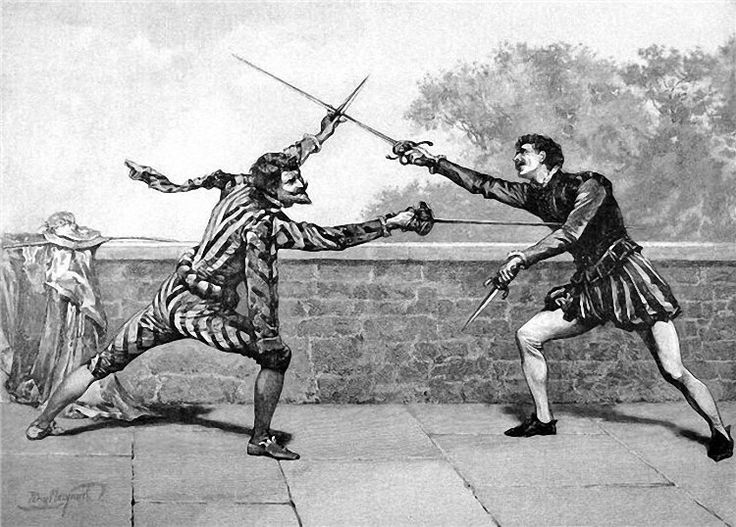 fencing duel