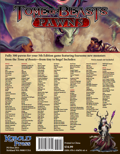 Tome of Beasts 3 Lairs for 5th Edition for Fantasy Grounds