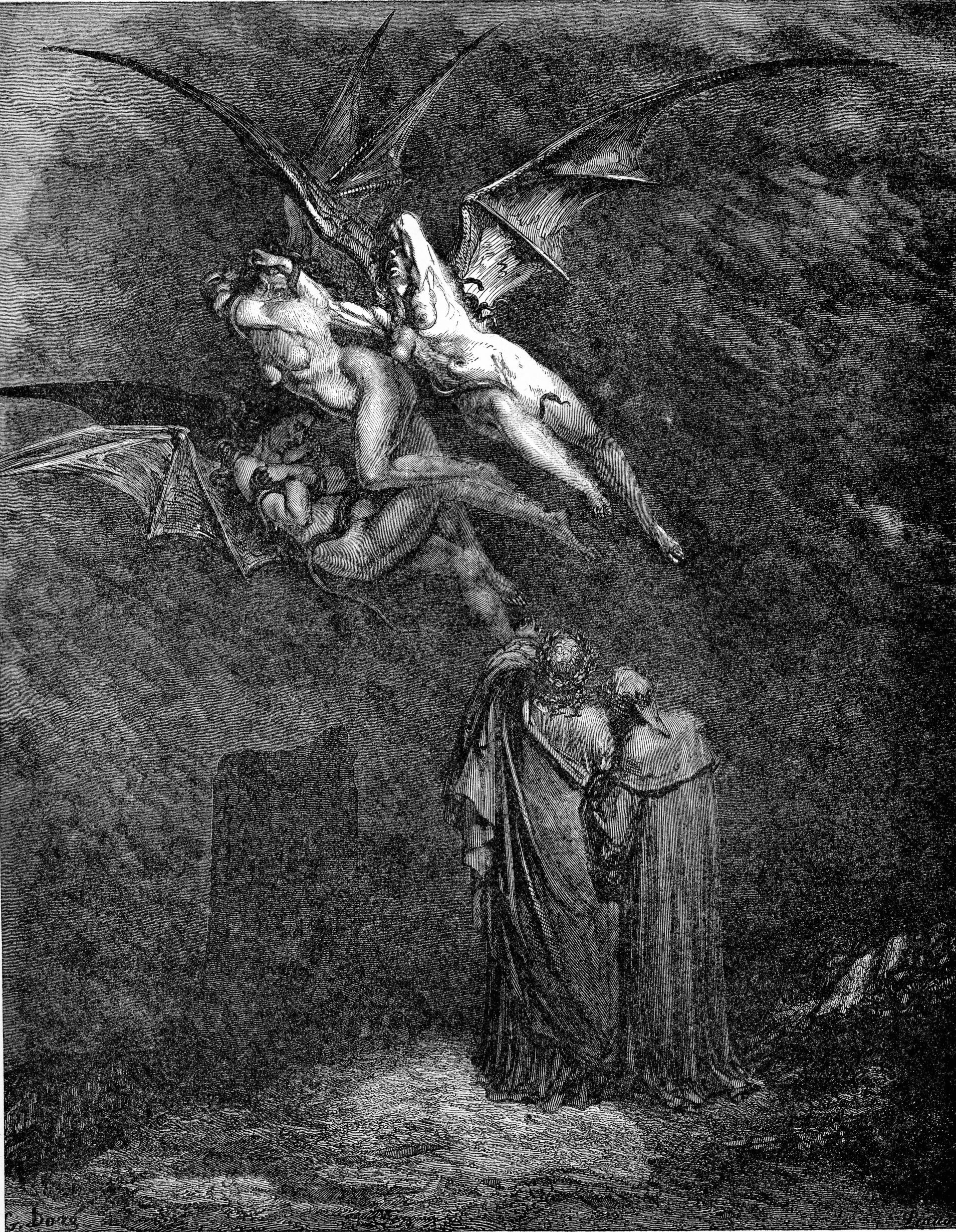 DANTE's INFERNO ~ WITH MAP OF HELL ~ ILLUSTRATIONS BY DORE! Dante Alighieri