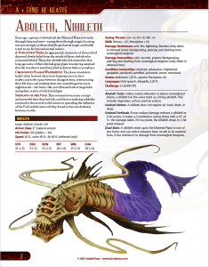 Kobold Press: 5E Hardcover Sourcebook - BOOK OF BEASTS