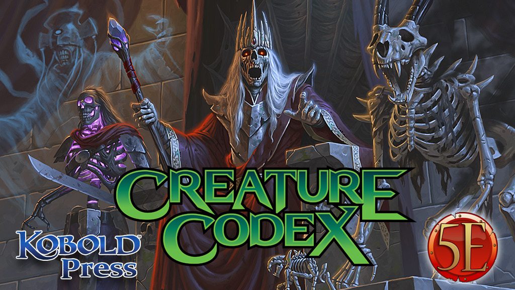 Kobold Press Kobold Press 5E Creature Codex Role Playing Games