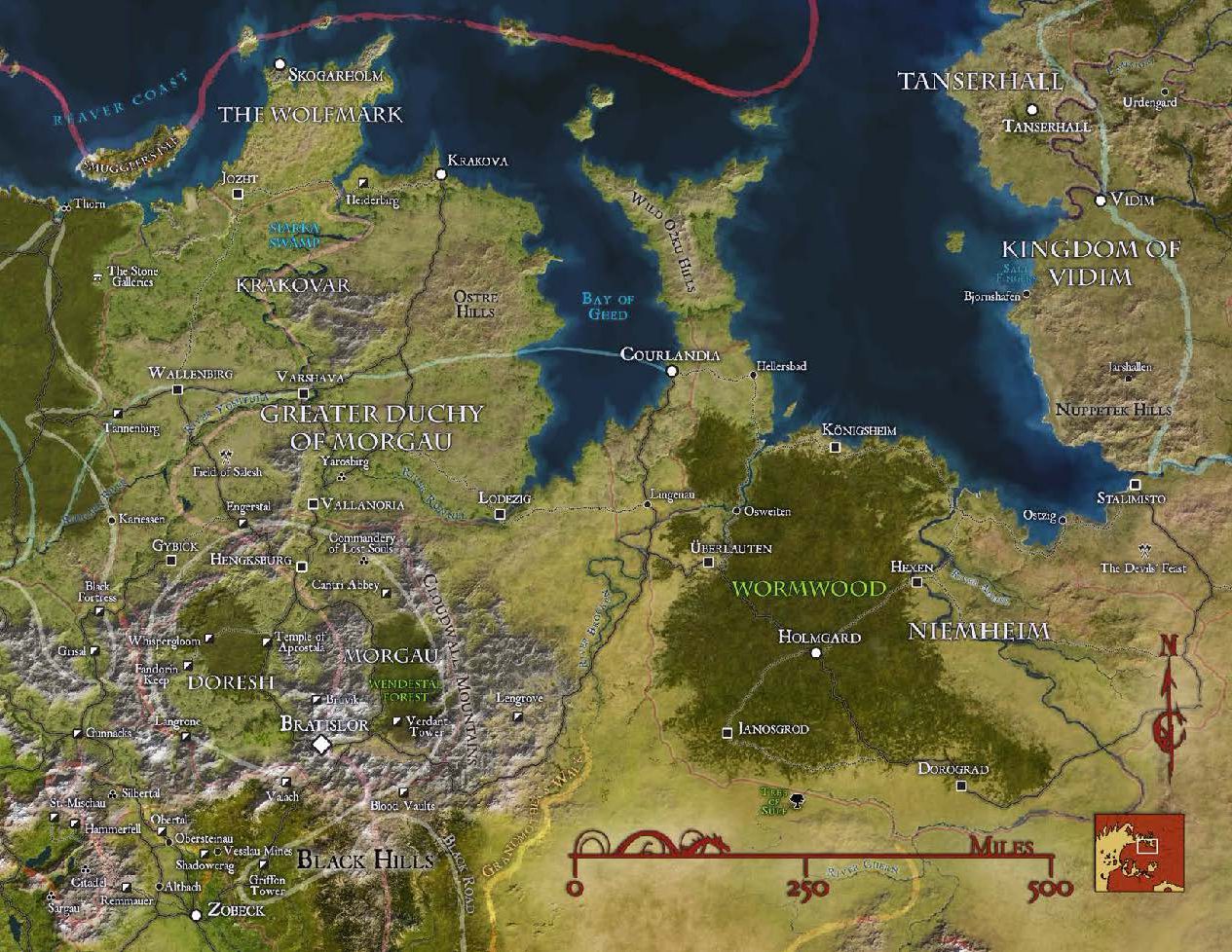 Midgard World Map